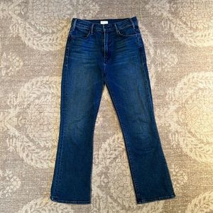 Mother jeans - The Hustler Ankle in blue ink